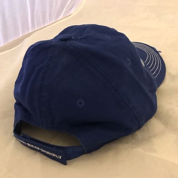 Bud Light Beer Blue & White Logo Baseball Hat - Picture 7 of 11